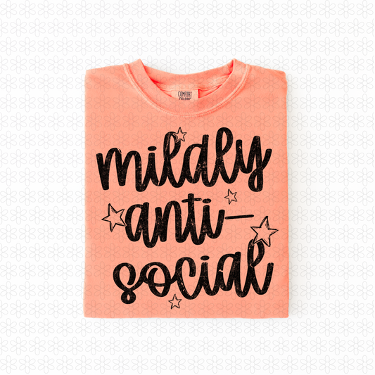 Mildly Antisocial Completed Tee