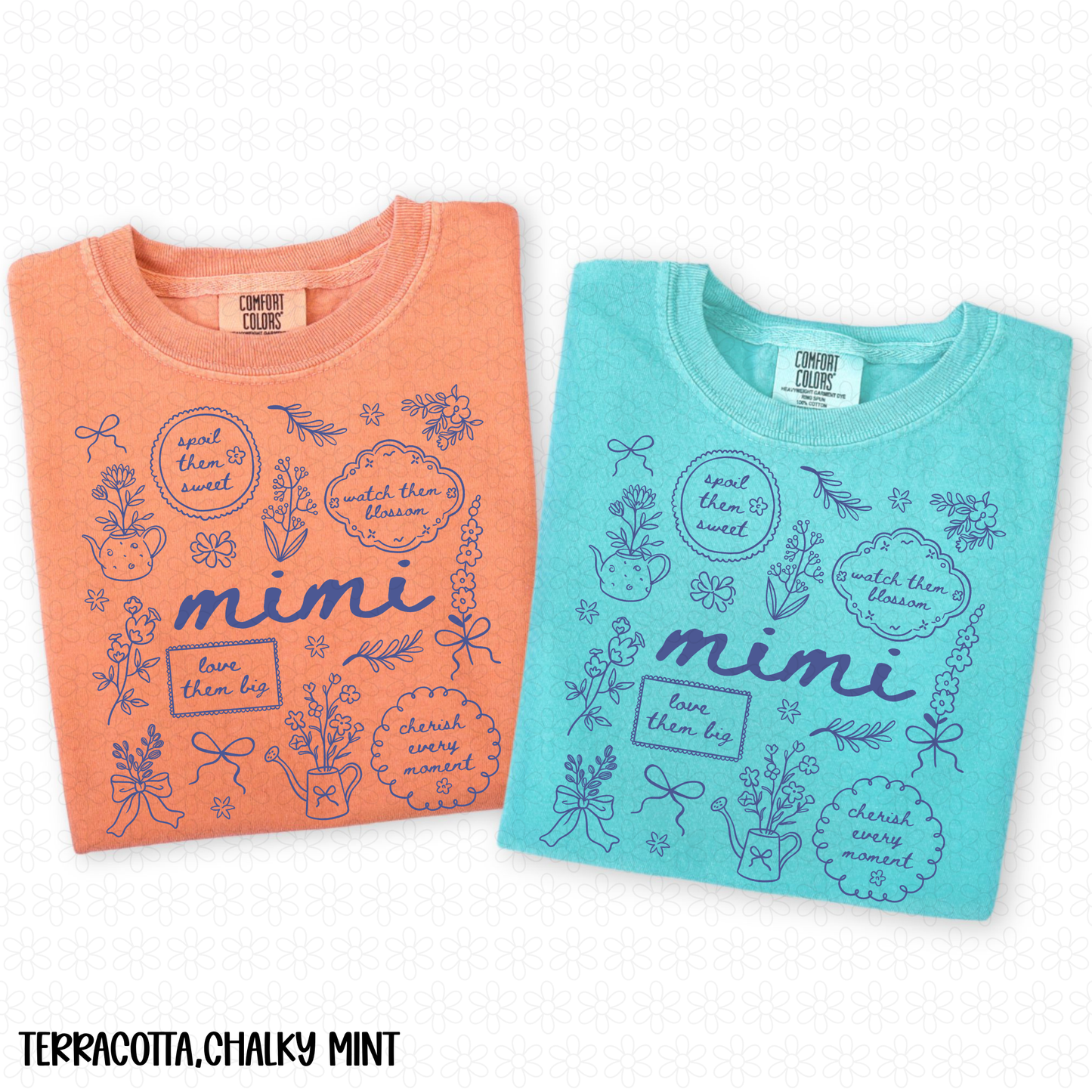Mimi-Blue Completed Tee