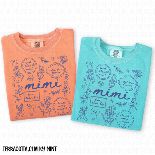 Mimi-Blue Completed Tee
