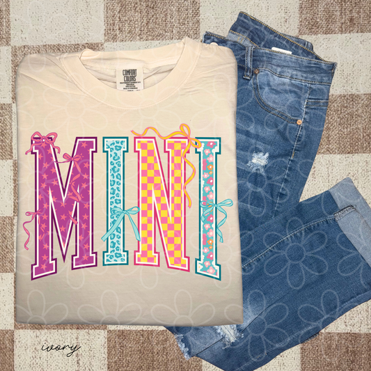 Mini Colorful Patterns Bows DTF Transfer