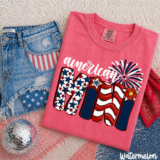 Mini Patriotic Completed Tee