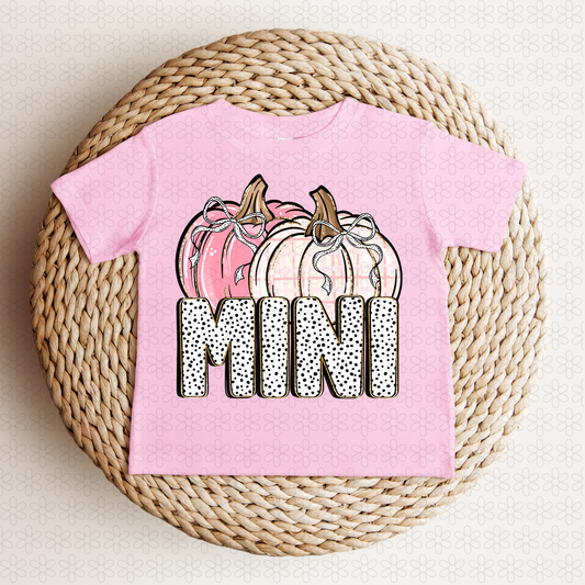 Mini Pink Pumpkin DTF Transfer