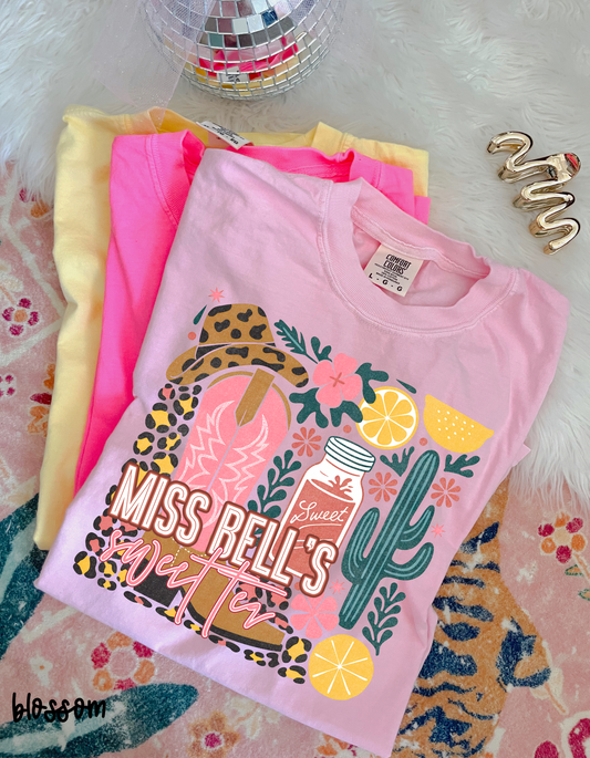 Miss Bell's Sweet Tea Completed Tee