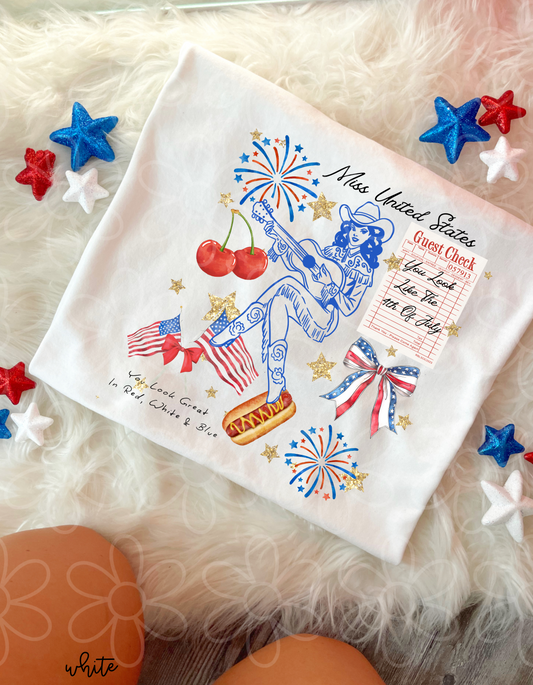 Miss United States Completed Tee