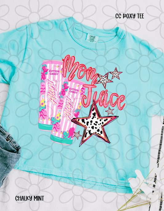 Mom Juice Alani Cotton Candy Completed Tee