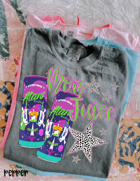 Mom Juice Alani Witch's Brew Completed Tee