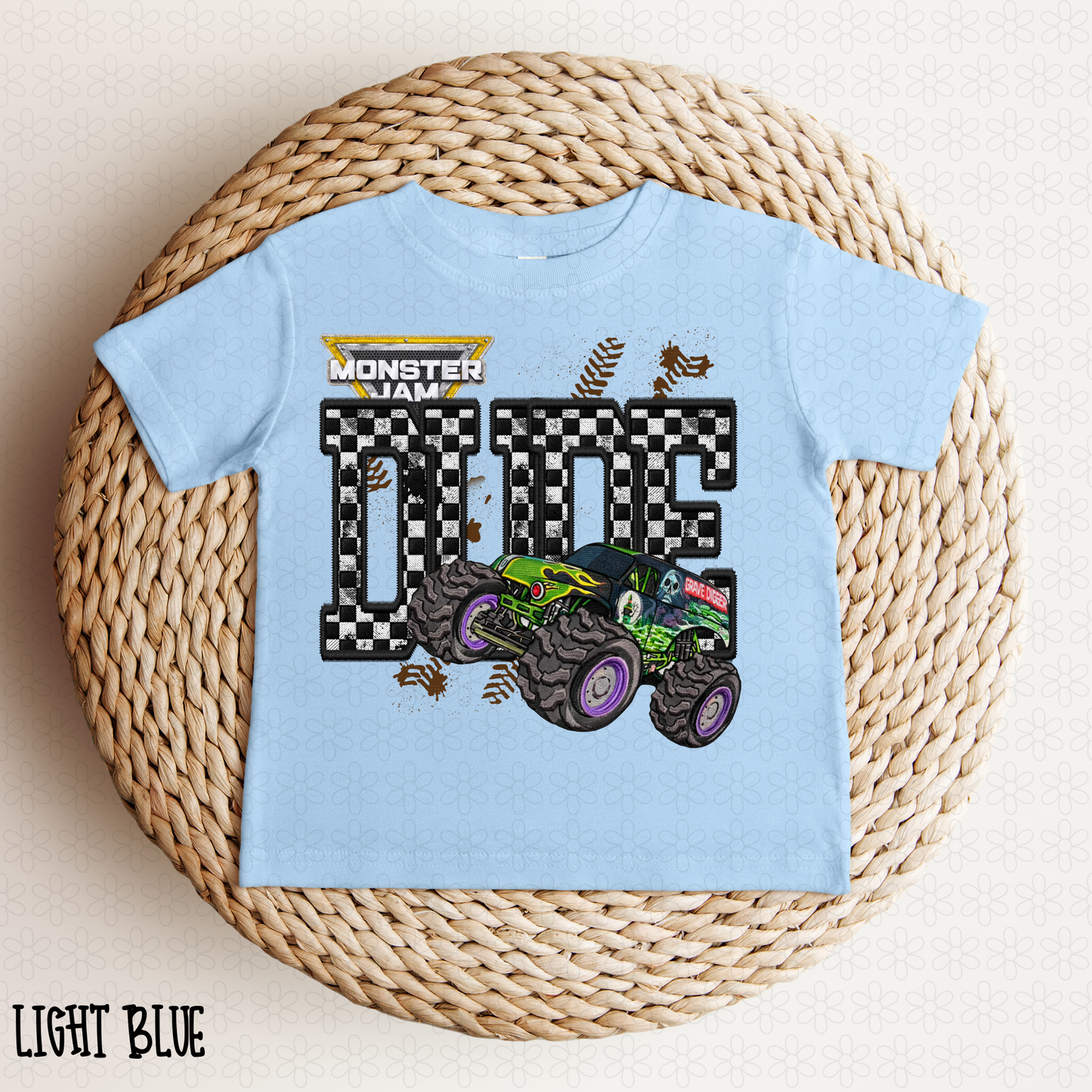 Monster Jam Dude Checkered DTF Transfer