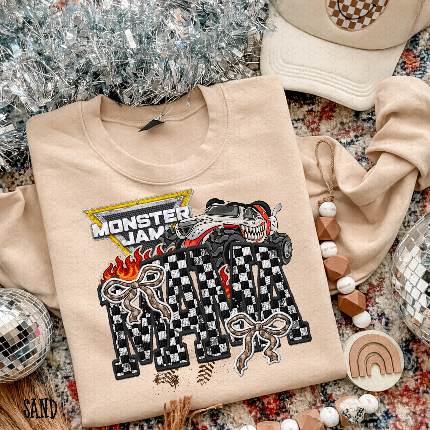 Monster Jam Mama Bows (Multiple Options) DTF Transfer