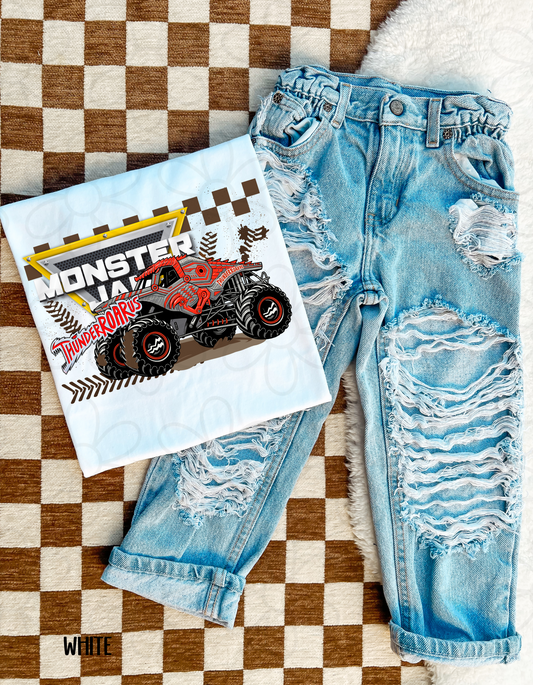 Monster Jam Thunderroarus Kids Completed Tee