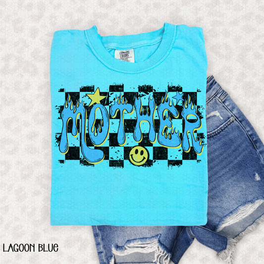 Mother- Blue DTF Transfer