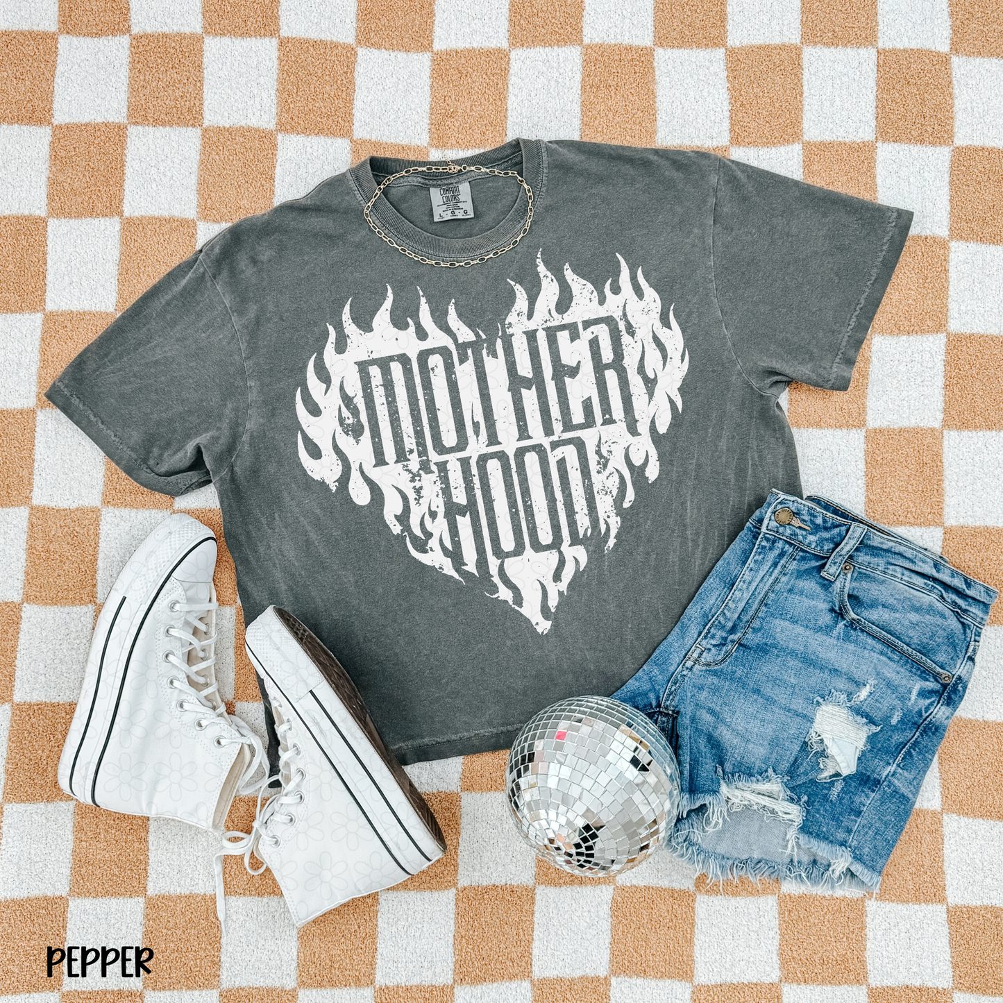 MotherHood White Completed Tee