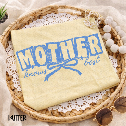 Mother Knows Best Completed Tee