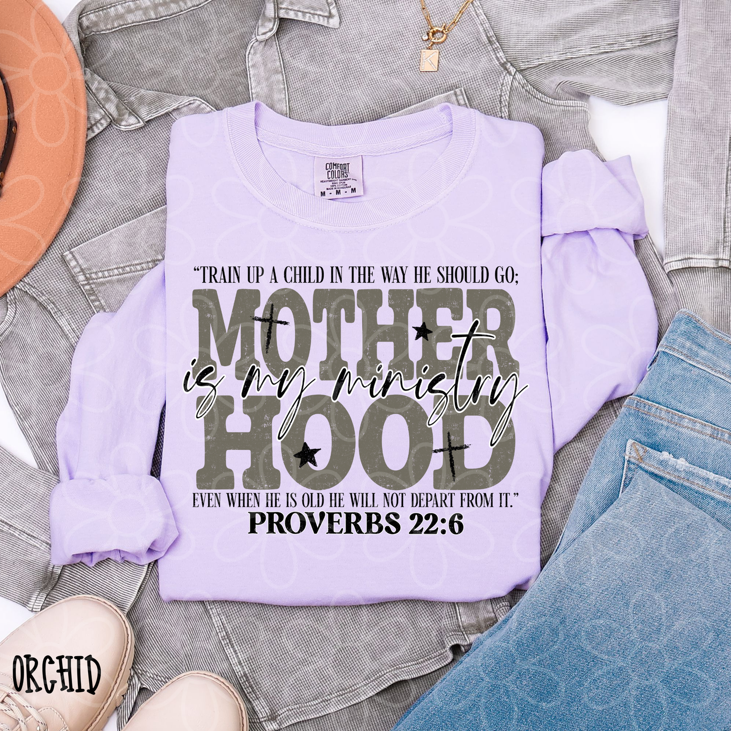 Motherhood Is My Ministry DTF Transfer