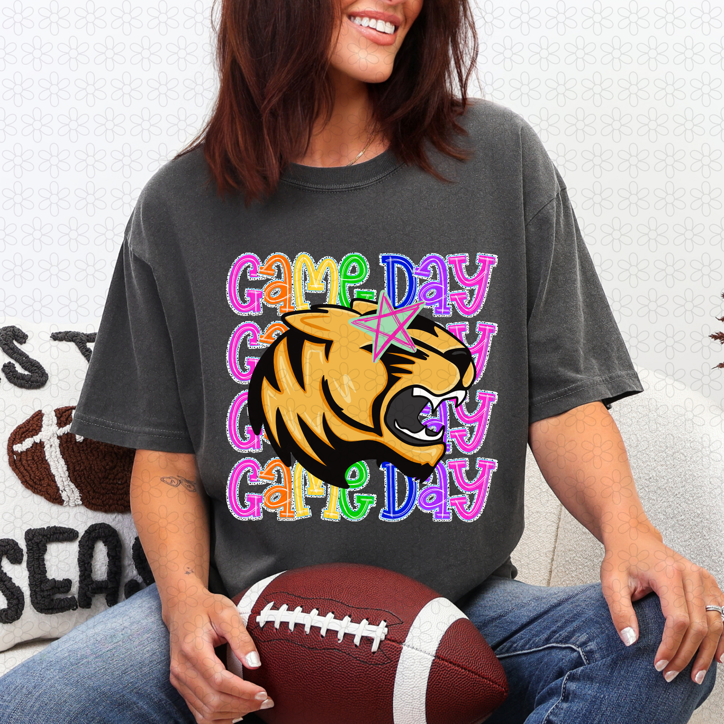 Preppy Game Day Mascots (Multiple Options) DTF Transfer