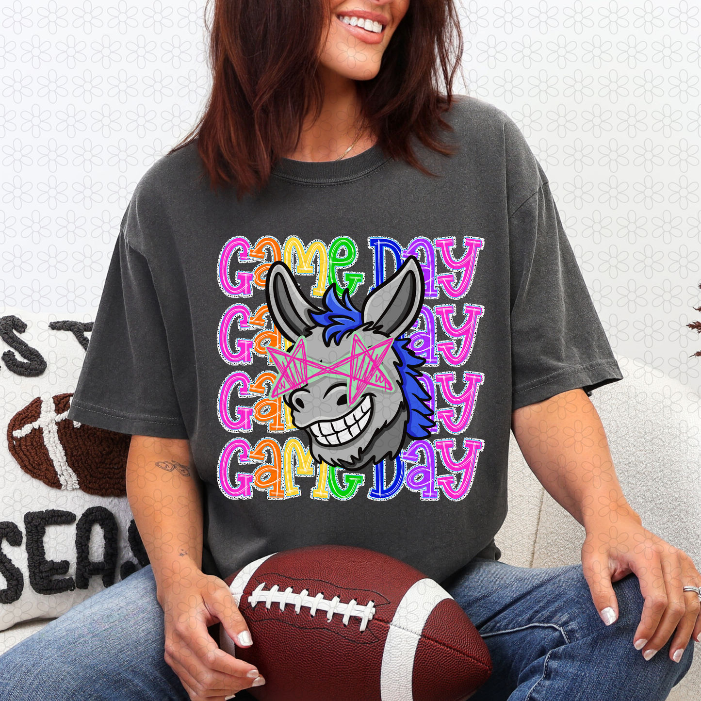 Preppy Game Day Mascots (Multiple Options) DTF Transfer