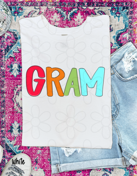 Multicolor Gram Completed Tee
