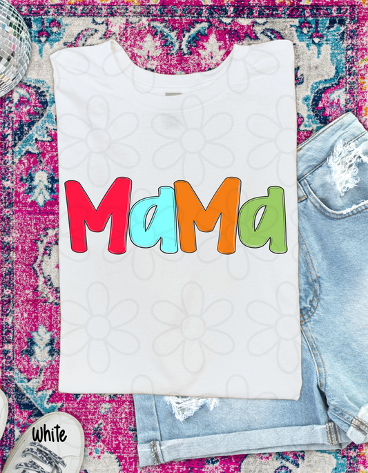 Multicolor MaMa DTF Transfer