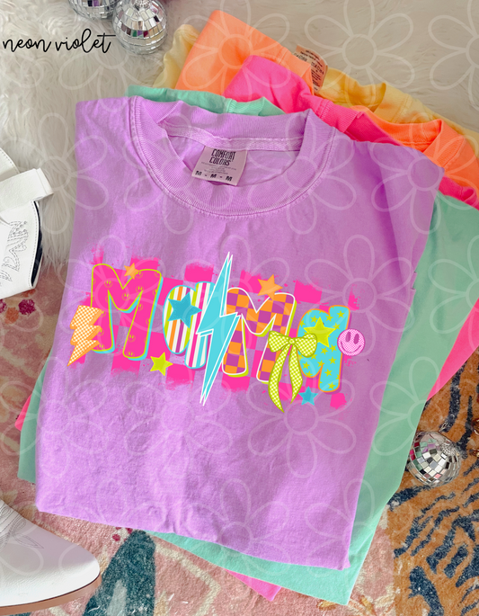 Multicolor Retro MaMa Completed Tee
