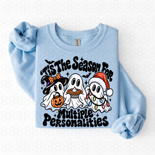 Multiple Personality Ghosties Completed Tee
