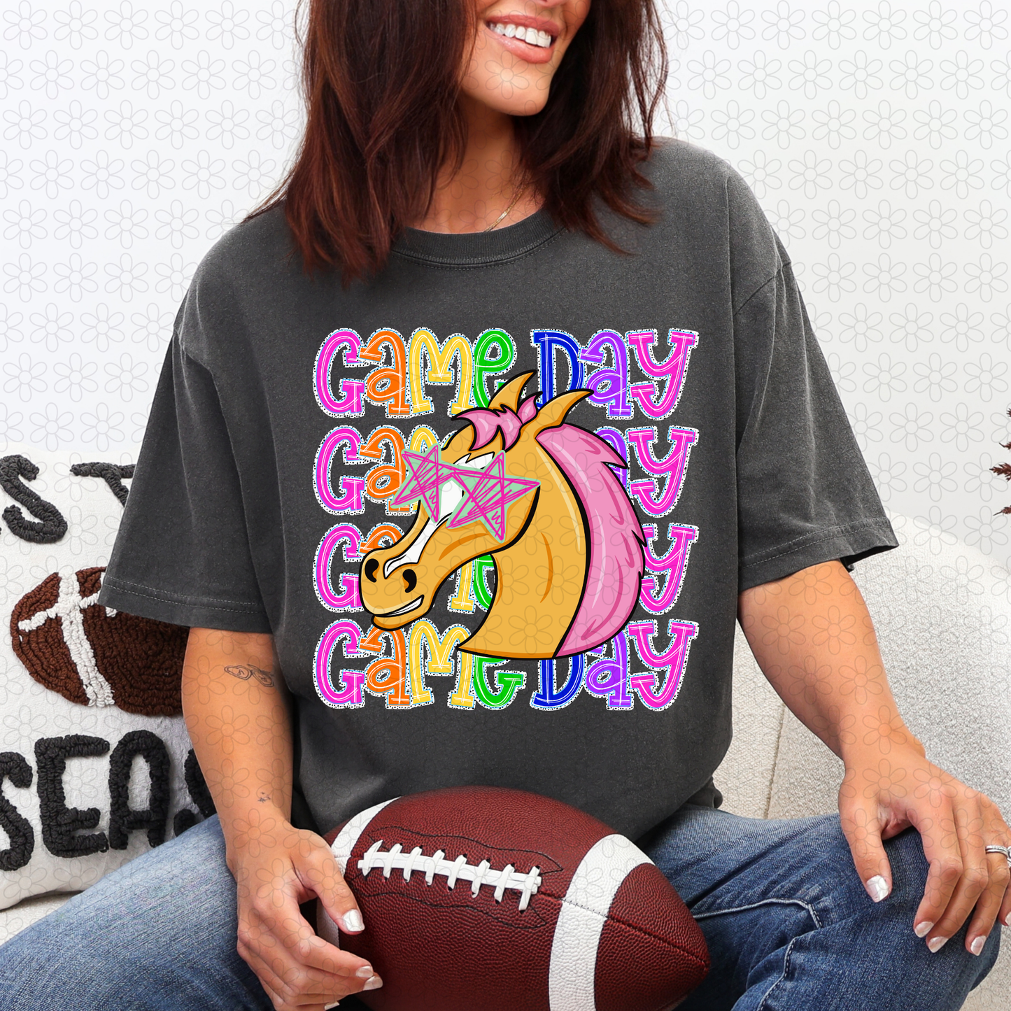 Preppy Game Day Mascots (Multiple Options) DTF Transfer