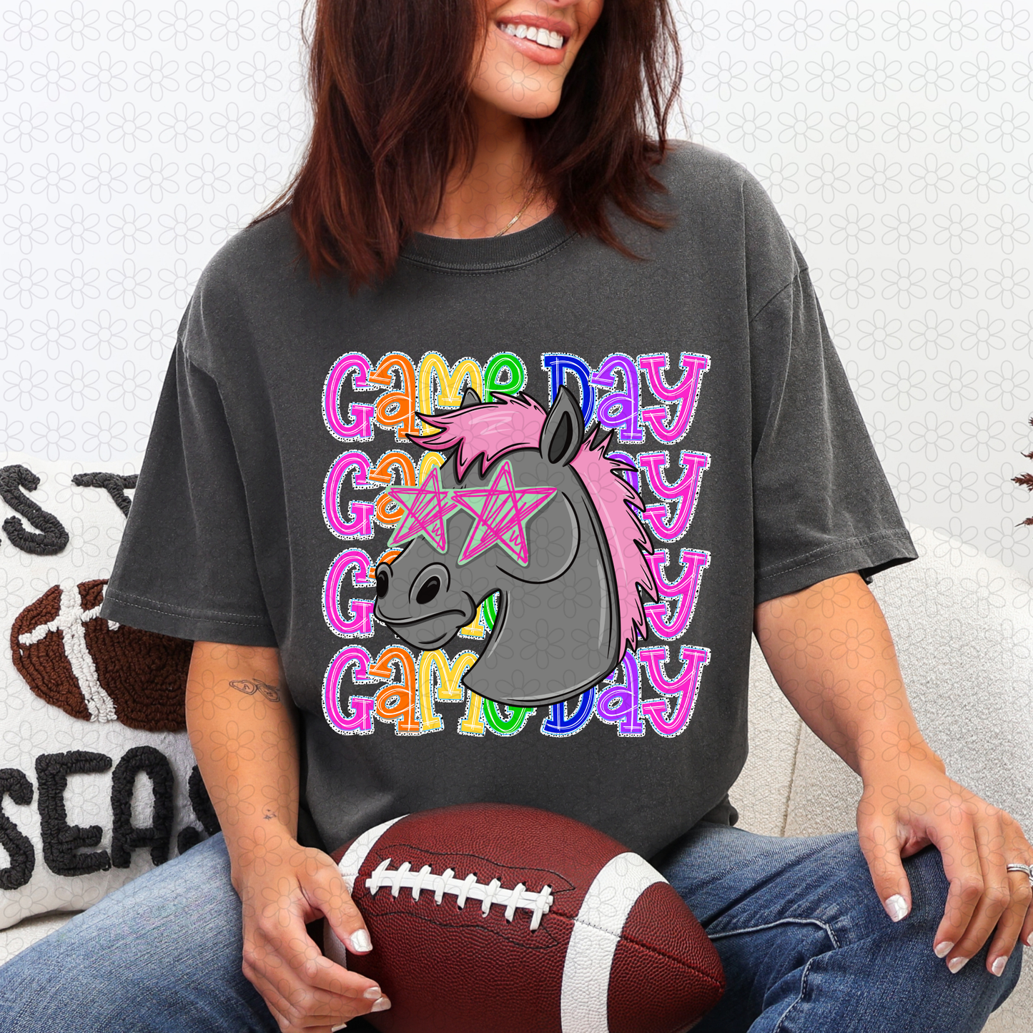 Preppy Game Day Mascots (Multiple Options) DTF Transfer
