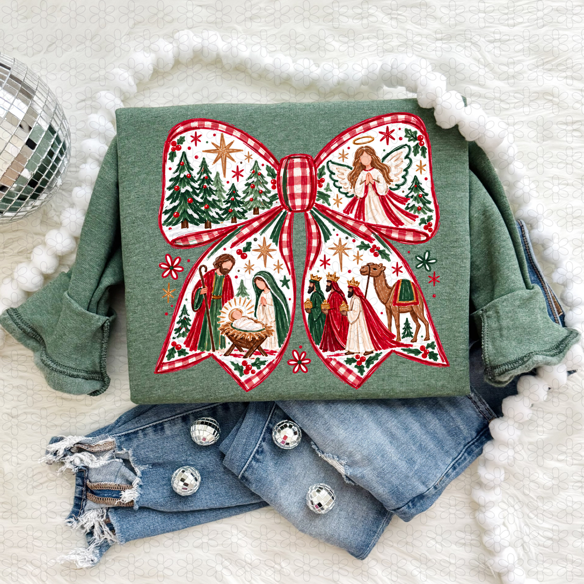 Nativity Christmas Completed Tee