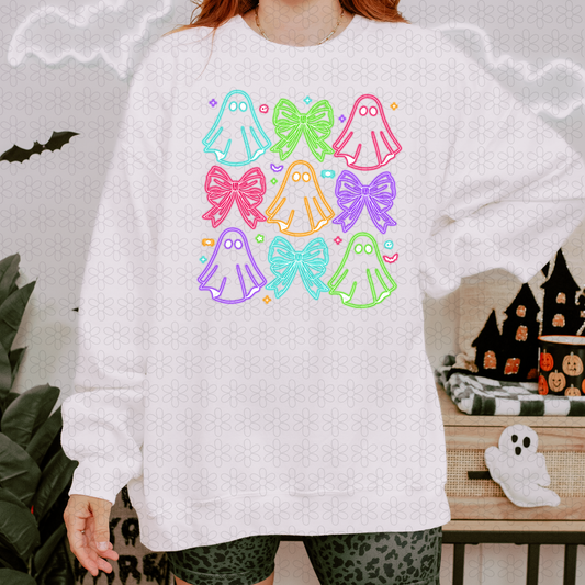 Neon Ghost Coquette Completed Tee