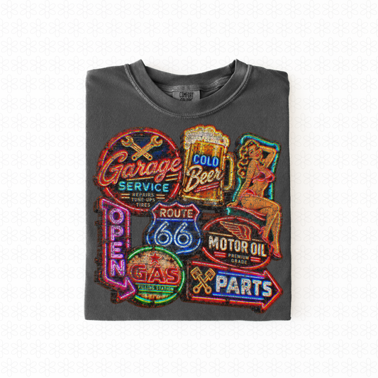 Neon signs Completed Tee