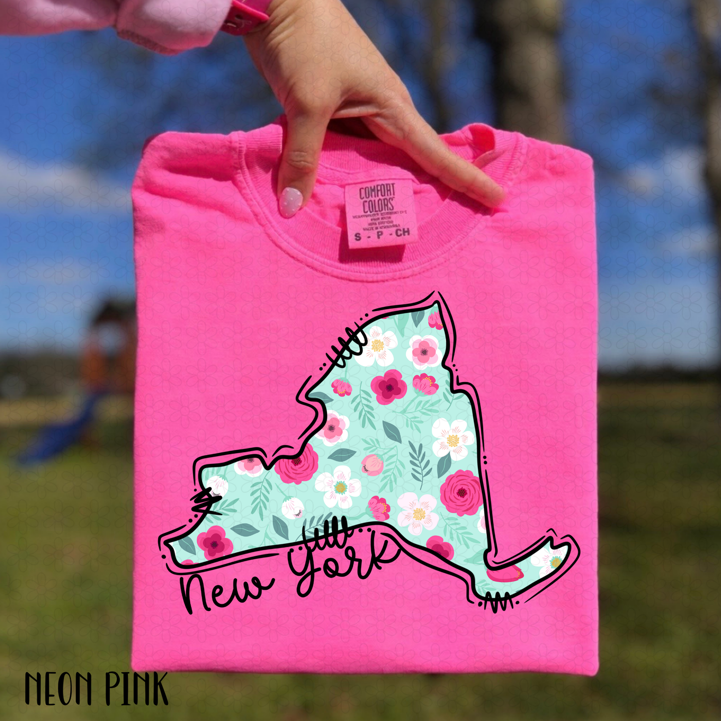 Floral States DTF Transfer