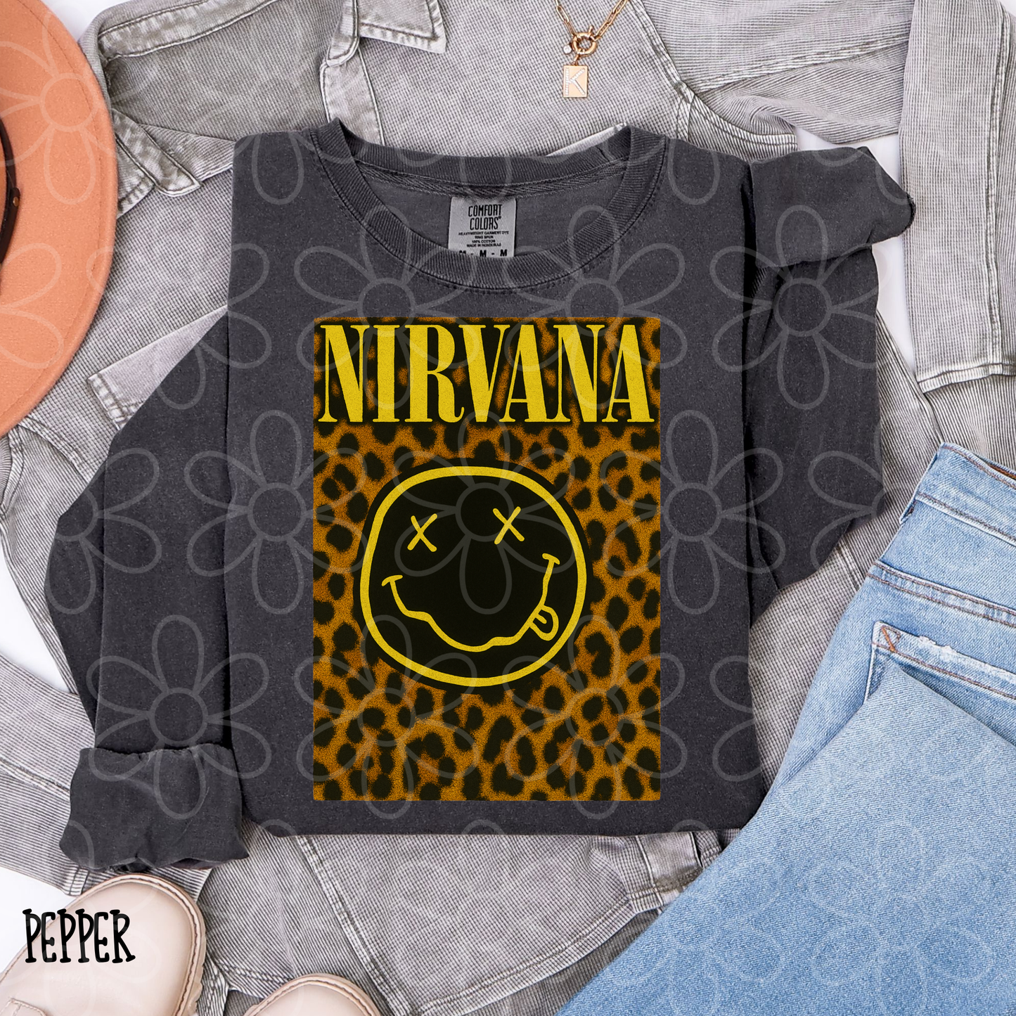 Nirvana Yellow Leopard Completed Tee