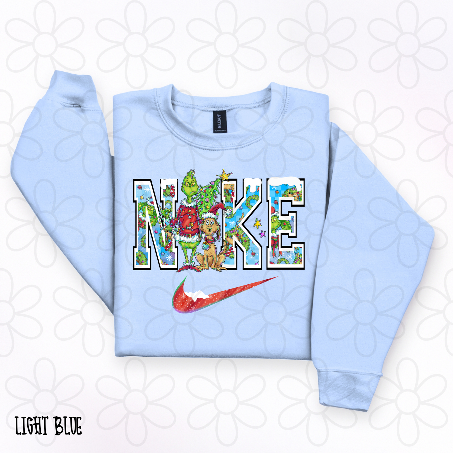 Nke Grinch Christmas DTF Transfer