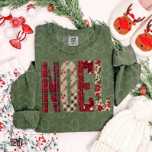 Noel Stitch Patterns Completed Tee