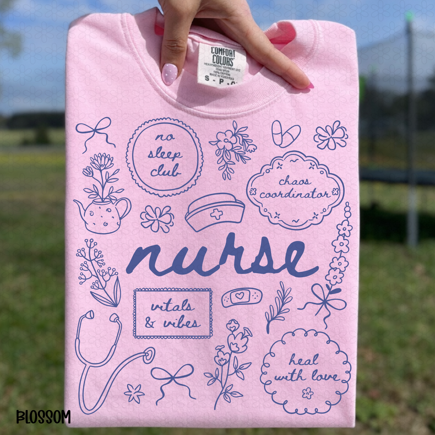 Nurse-Blue DTF Transfer