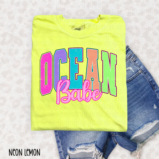 Ocean Babe Completed Tee