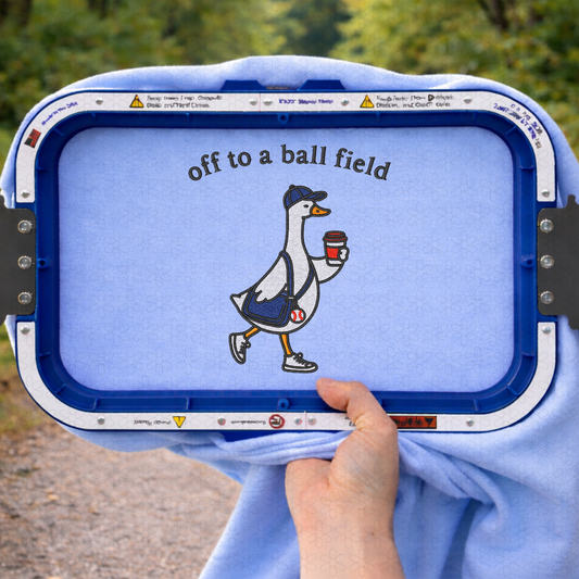 Off To A Ball Field Embroidery