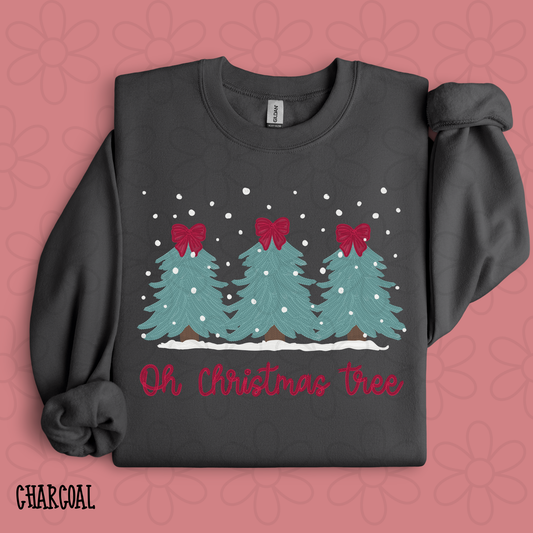 Oh Christmas Tree Bows Completed Tee