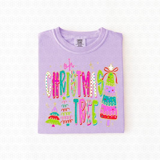Oh Christmas tree Completed Tee