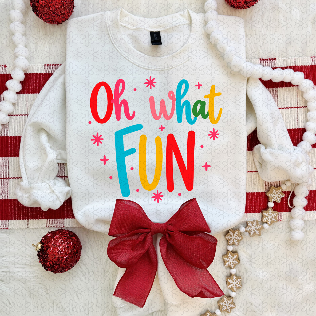 Oh What Fun Completed Tee