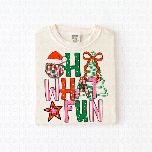 Oh what fun Completed Tee