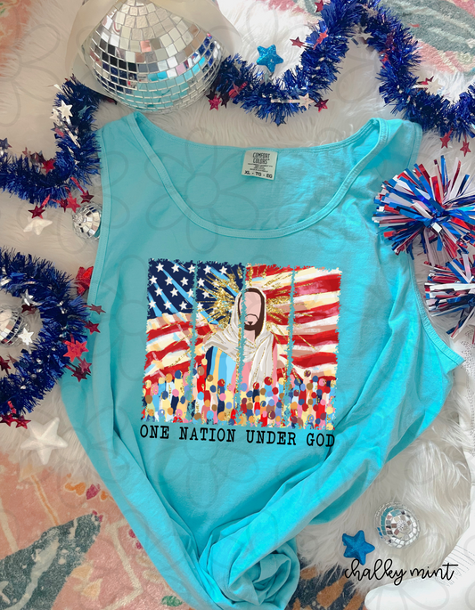 One Nation Under God Kids Completed Tee