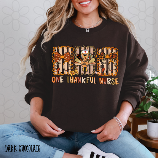 One Thankful Nurse Completed Tee