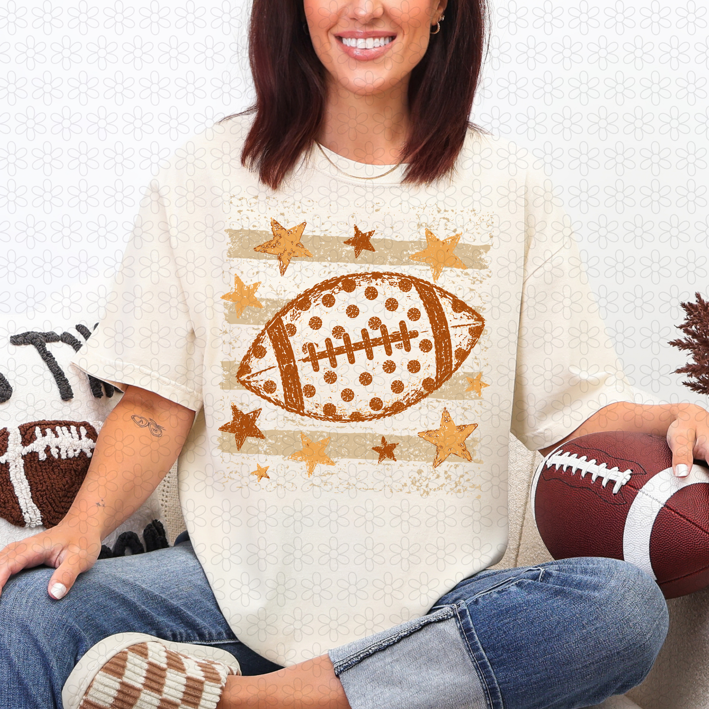 Football Stars (Multiple Colors) Completed Tee