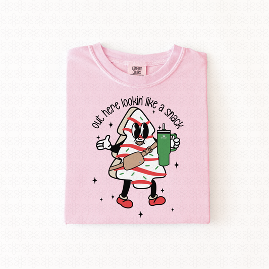 Out Here Lookin Like a snack Completed Tee