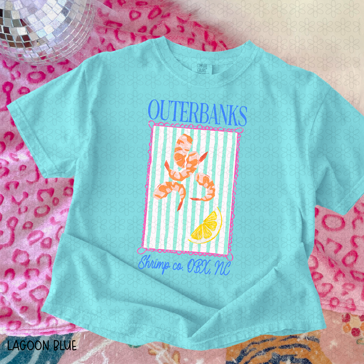 Outer Banks Shrimp co. Completed Tee