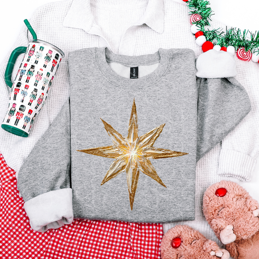 Painted Golden Star Kids Completed Tee