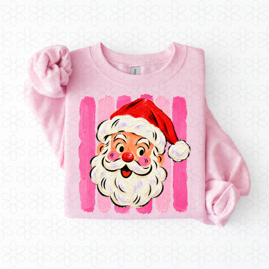 Painted Santa Completed Tee