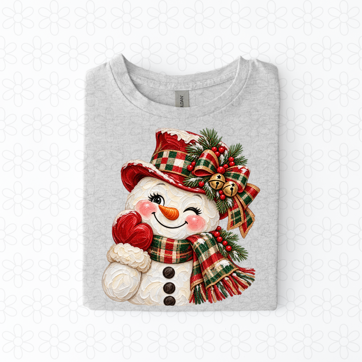Painted SnowmanCompleted Tee