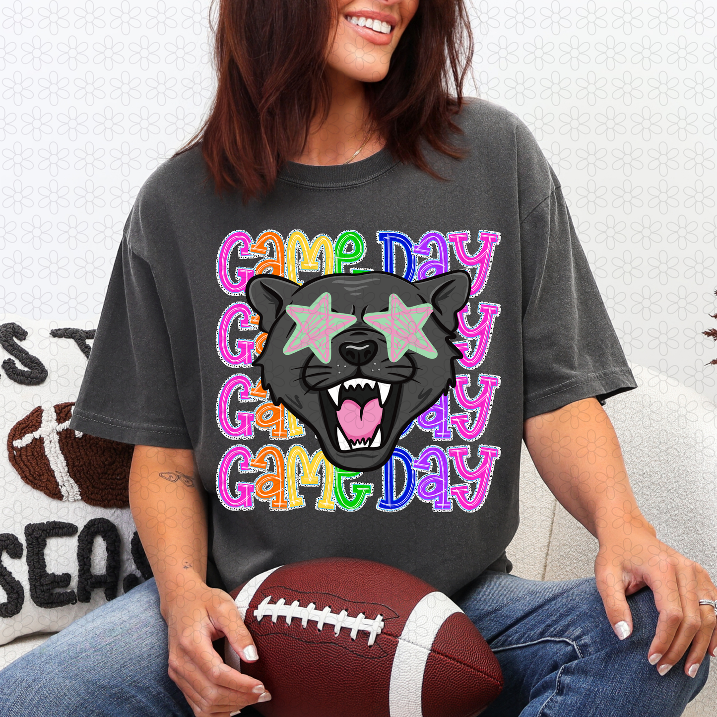 Preppy Game Day Mascots (Multiple Options) DTF Transfer