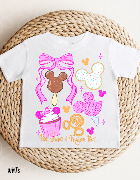 Park Snacks & Magical Vibes Completed Tee