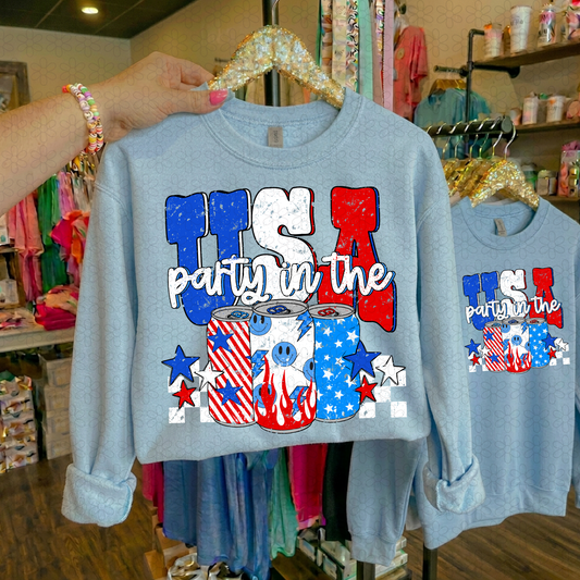 Party in the USA DTF Transfer